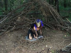 Real GILF Tina with big natural tits and hairy pussy