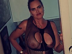 Norwegian mom 55year old with great big natural tits