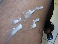 Shapely older milf is playing with her toy