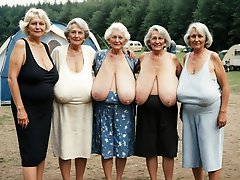 Ample-breasted mature women