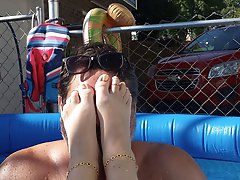 Damp foot soles for my countenance