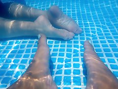 Submerged feet collection 1