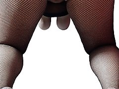 A night in the club in a catsuit