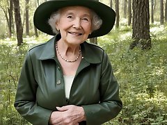 Fantastical mature MILF is getting pleasure on pictures