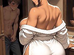 Thick MILF housewives and holy nuns corrupt and milk innocent men