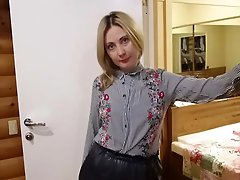 Hot wife spreads her pretty pink pussy